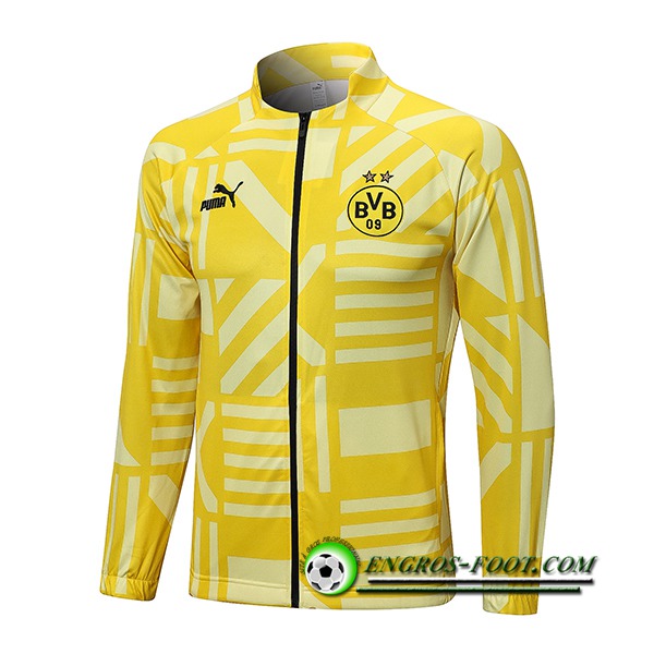 Veste Foot Dortmund Jaune 2022/2023