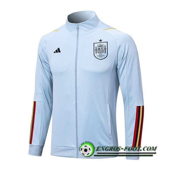 Veste Foot Espagne Bleu Clair 2022/2023