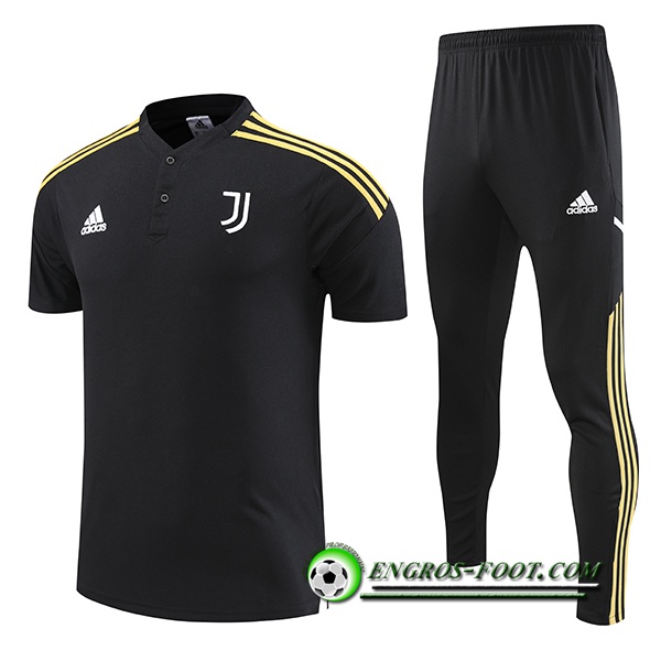 Ensemble Polo Foot Juventus Noir 2022/2023