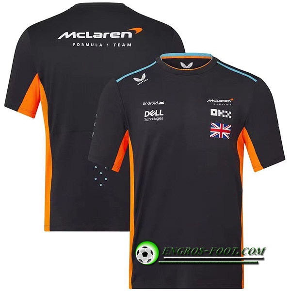 T-Shirt F1 F1 McLaren Team Noir/Orange 2023