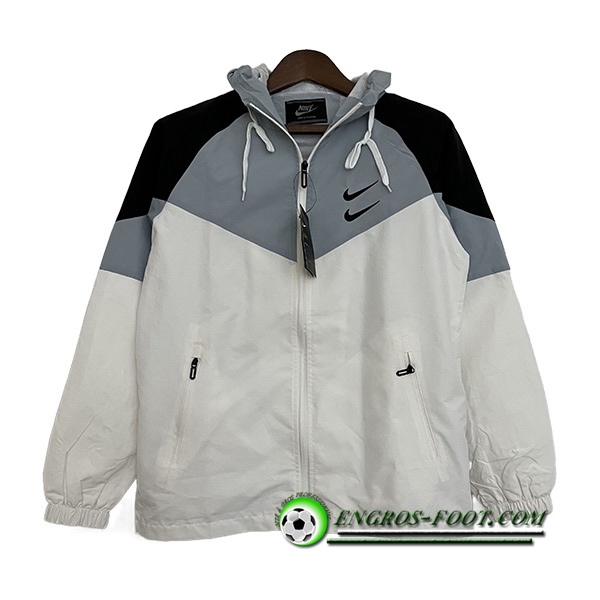 Coupe-Vent Nike Blanc/Gris 2023