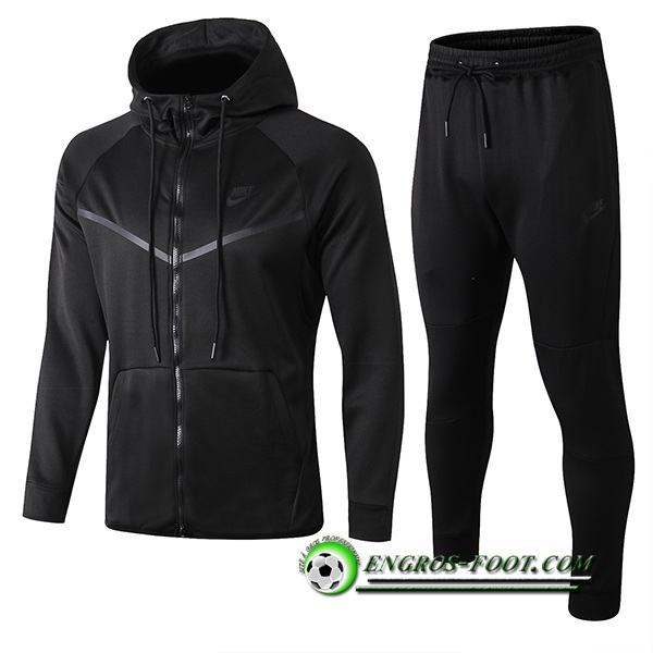 Ensemble Veste A Capuche Coupe-Vent Nike Noir 2022/2023