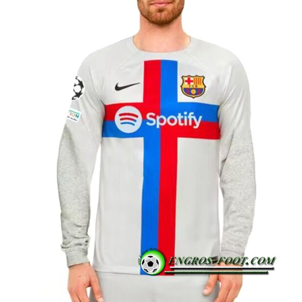 Maillot de Foot FC Barcelone Third Manche Longue 2023/2024