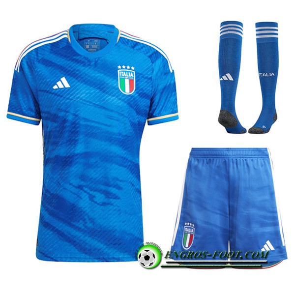 Ensemble Maillot Italie Domicile (Short + Chaussettes) 2023/2024