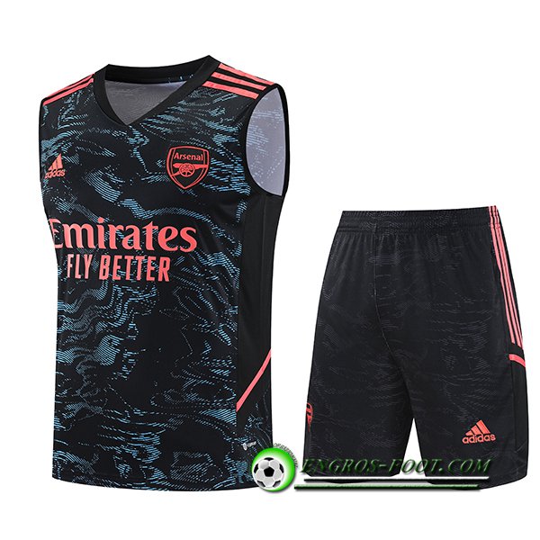 Ensemble Training Debardeur + Shorts Arsenal Noir 2023/2024