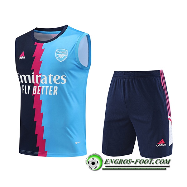 Ensemble Training Debardeur + Shorts Arsenal Bleu 2023/2024