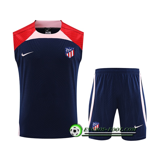 Ensemble Training Debardeur + Shorts Atletico Madrid Bleu Marine 2023/2024