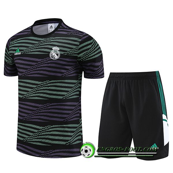 Ensemble Training T-Shirts + Shorts Real Madrid Vert 2023/2024