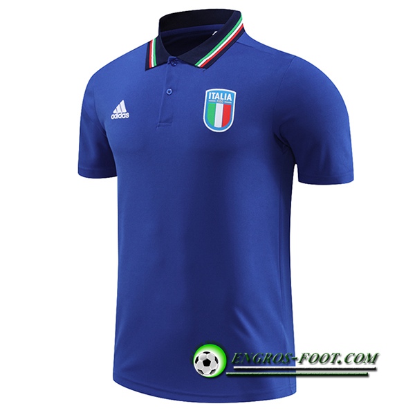 Polo Foot Italie Bleu 2023/2024