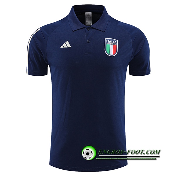 Polo Foot Italie Bleu Marine 2023/2024