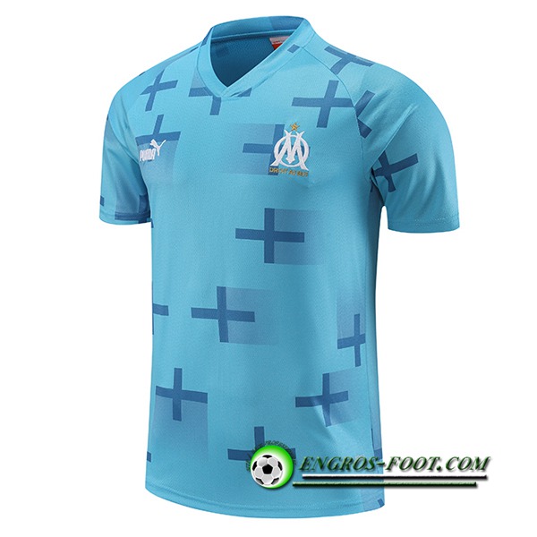 Training T-Shirts Marseille Bleu Clair 2023/2024