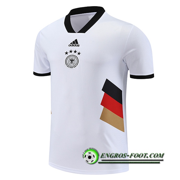 Training T-Shirts Allemagne Blanc 2023/2024