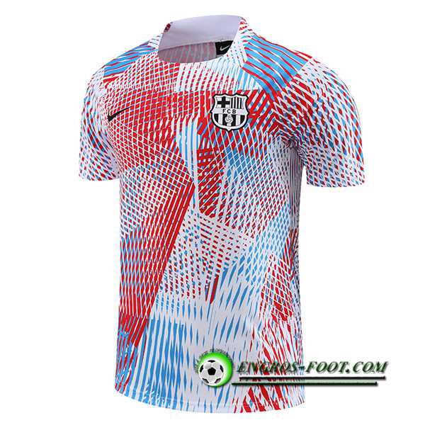 Training T-Shirts FC Barcelone Rouge/Bleu/Blanc 2023/2024