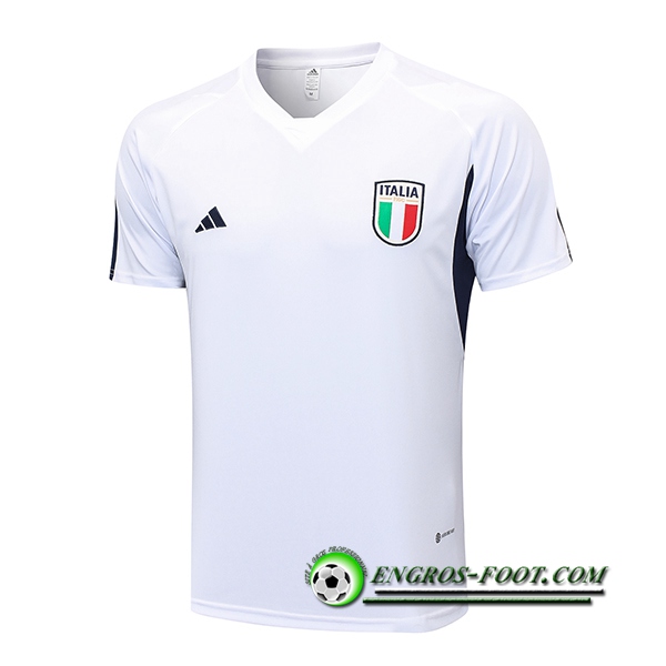 Training T-Shirts Italie Blanc 2023/2024