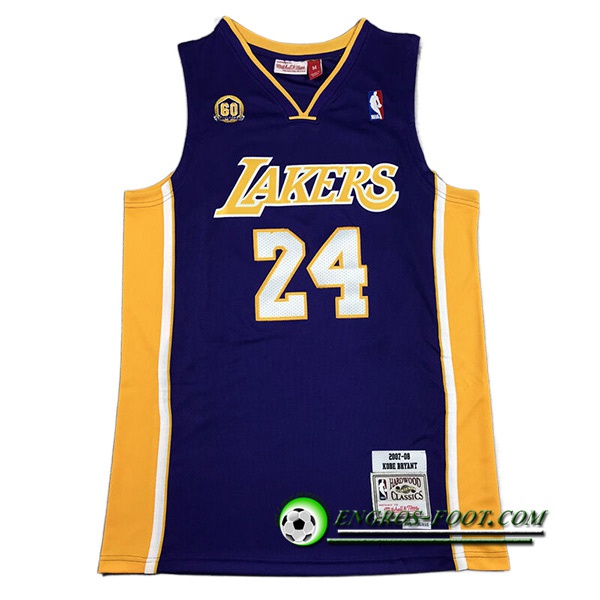 Maillot Los Angeles Lakers (KOBE #24) 2022/23 Pourpre