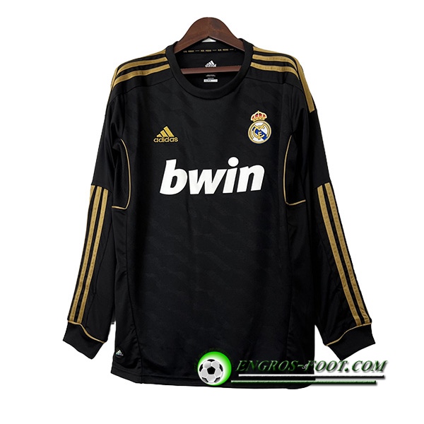 Maillot de Foot Real Madrid Exterieur Manches Longues 2011/2012