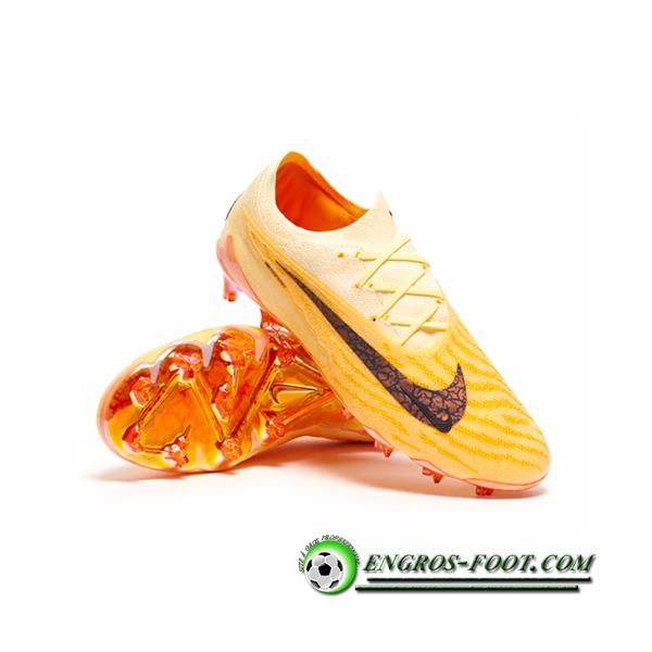 Nike Chaussures de Foot Phantom GX Low Gang Elite FG Orange