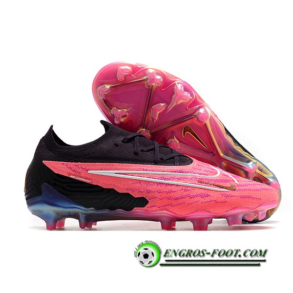 Nike Chaussures de Foot Phantom GX Low Gang Elite FG Rose