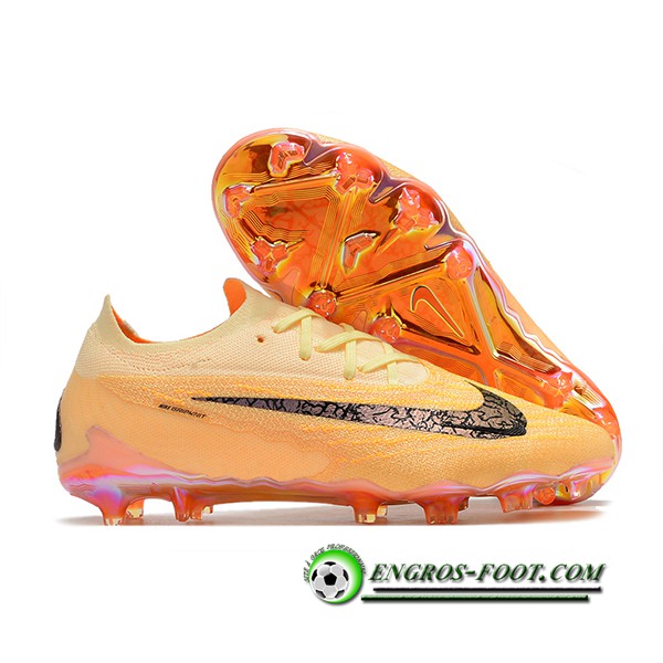 Nike Chaussures de Foot Phantom GX Low Gang Elite FG Orange