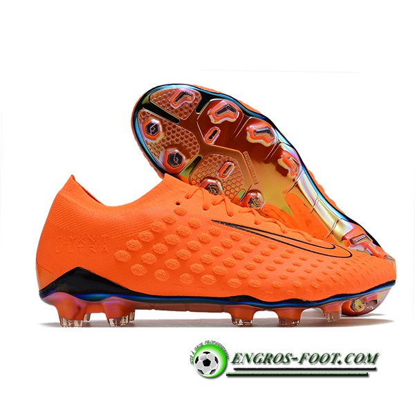 Nike Chaussures de Foot Phantom Ultra Venom FG Orange