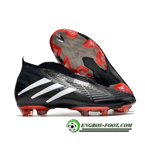 Adidas Chaussures de Foot Predator FIFA World Cup Qatar 2022 Edge+ FG Noir