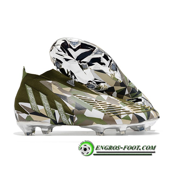 Adidas Chaussures de Foot Predator FIFA World Cup Qatar 2022 Edge+ FG Vert