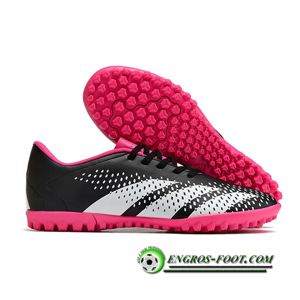 Adidas Chaussures de Foot Predator Predator Accuracy.4 TF Boots Blanc/Noir/Rose