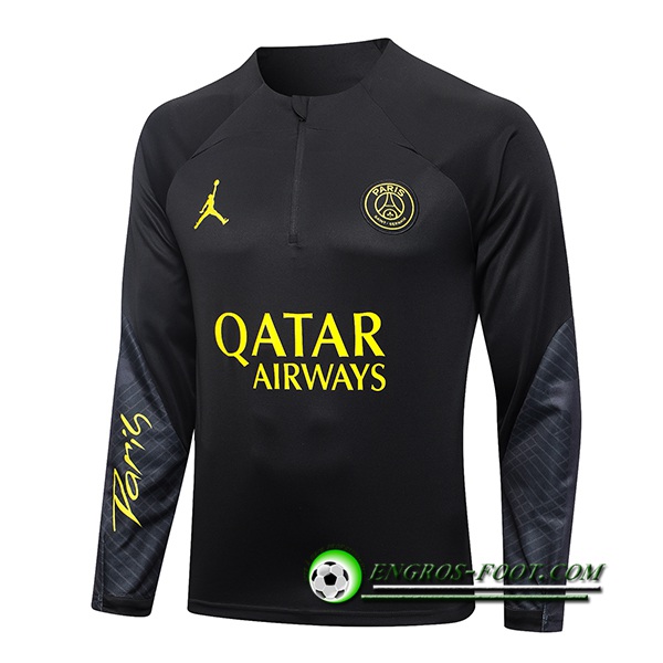 Sweatshirt Training PSG Jordan Noir 2023/2024