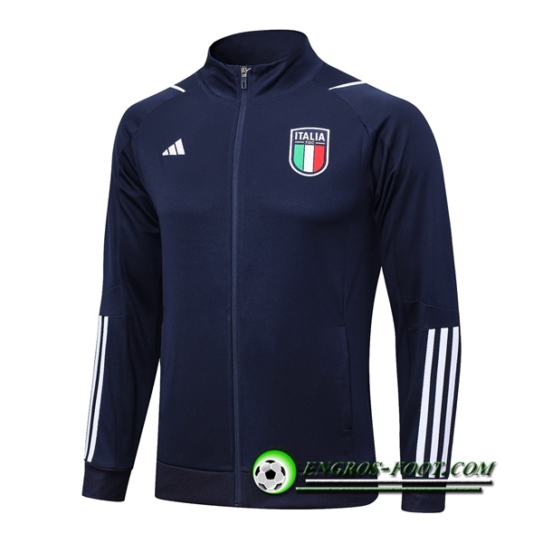 Veste Foot Italie Bleu Marine 2023/2024