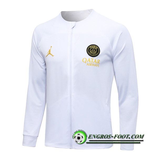 Veste Foot PSG Blanc 2023/2024