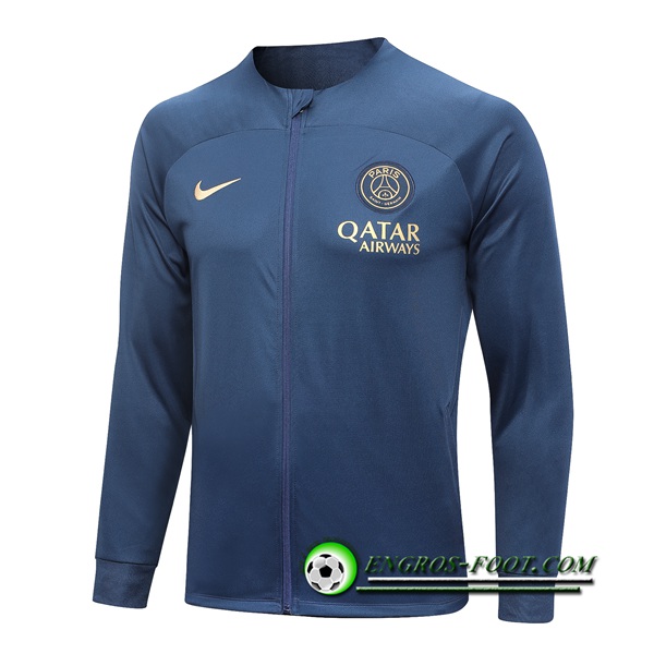 Veste Foot PSG Bleu Marine 2023/2024