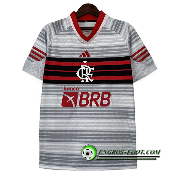 Maillot de Foot Flamengo Special Edition Blanc/Gris 2023/2024