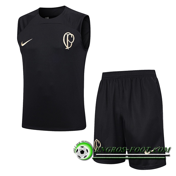 Ensemble Training Debardeur + Shorts Corinthians Noir 2023/2024