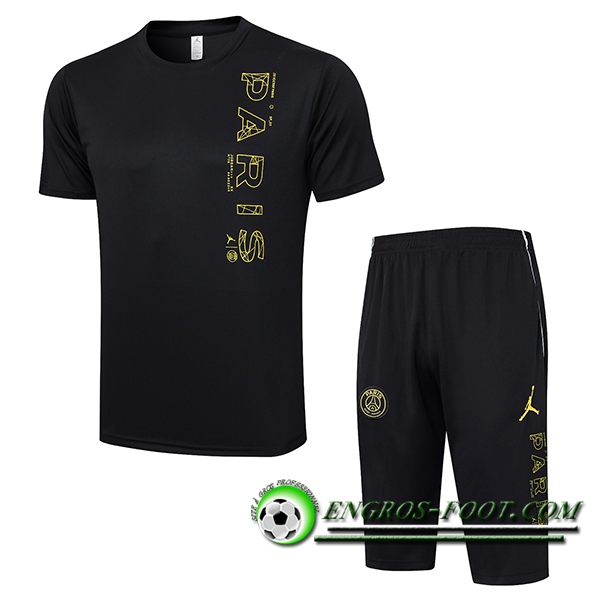 Ensemble Training T-Shirts + Shorts PSG Jordan Blanc 2023/2024