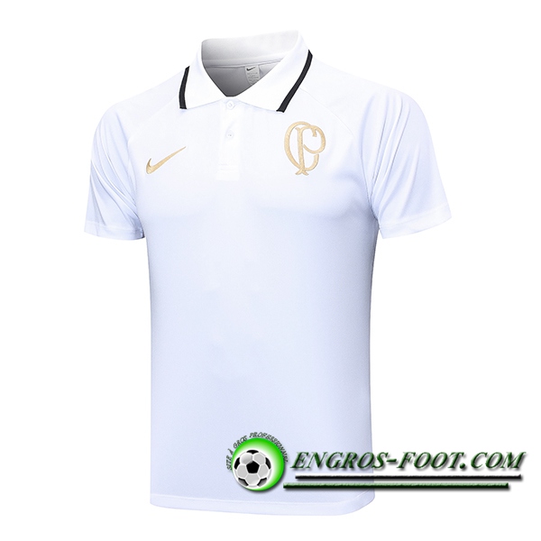 Polo Foot Corinthians Blanc 2023/2024