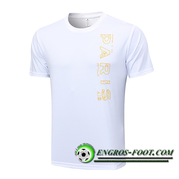 Training T-Shirts PSG Blanc 2023/2024