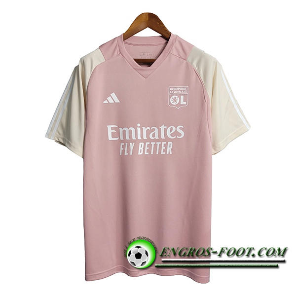 Training T-Shirts Lyon Rose 2023/2024