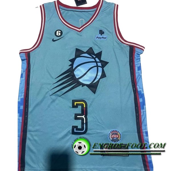 Maillot Phoenix Suns (PAUL #3) 2022/23 Bleu Clair