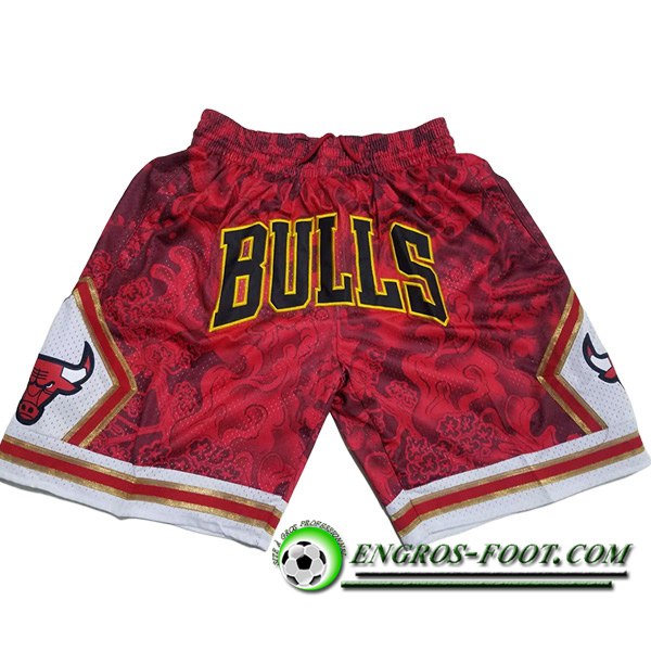 Shorts NBA Chicago Bulls Rouge Limited Edition