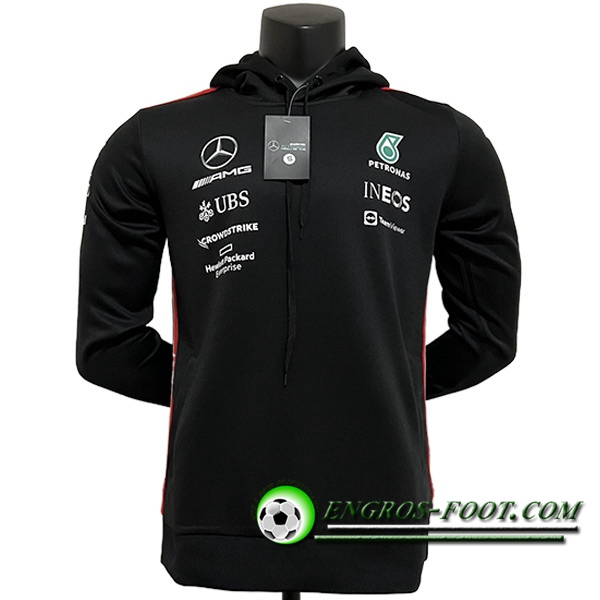 Sweatshirt Capuche F1 Mercedes Benz Team Noir 2023