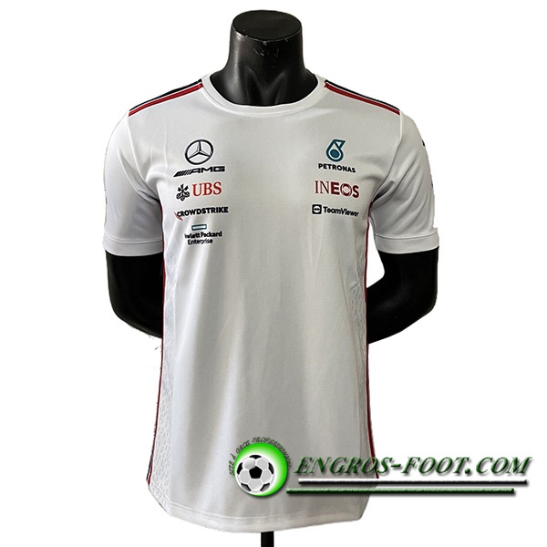 T-Shirt F1 Mercedes Benz Team Blanc 2023