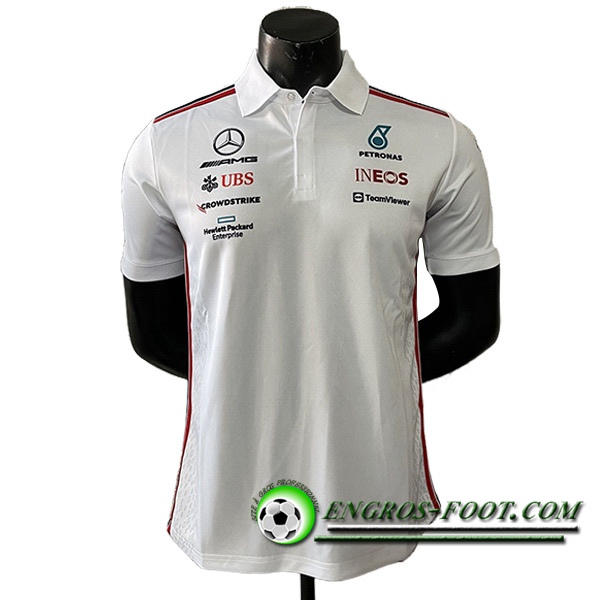 Polo F1 Mercedes Benz Team Blanc 2023