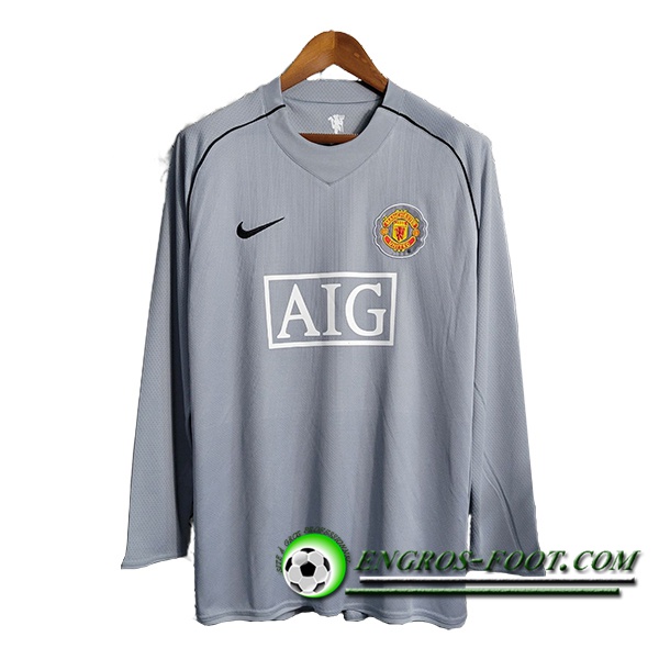 Maillot de Foot Manchester United Gardien De But Manches Longues 2007/2008