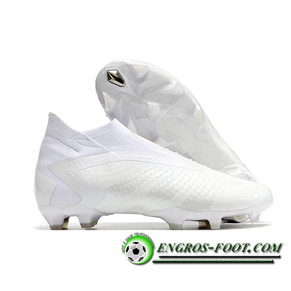 Adidas Chaussures de Foot PREDATOR ACCURACY+ FG BOOTS Blanc