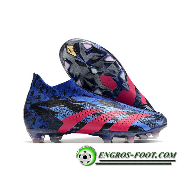 Adidas Chaussures de Foot PREDATOR ACCURACY+ FG BOOTS Bleu/Rose