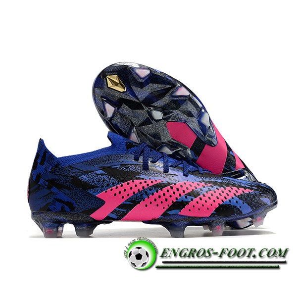 Adidas Chaussures de Foot PREDATOR ACCURACY PAUL POGBA.1 FG Bleu/Rose