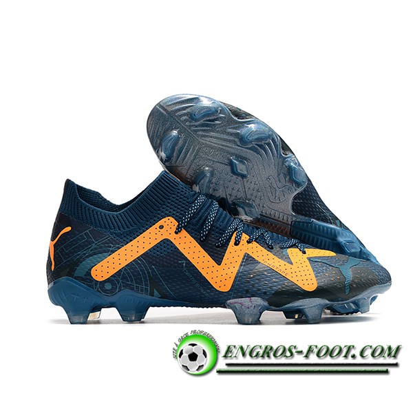 PUMA Chaussures de Foot Future Ultimate FG Bleu Fonc