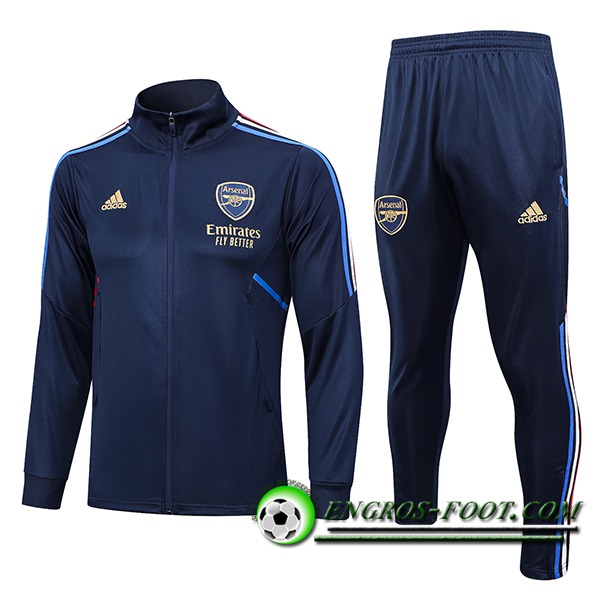 Ensemble Survetement de Foot - Veste Arsenal Bleu Marine 2023/2024