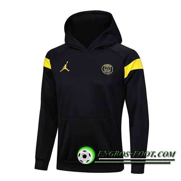 Sweatshirt Training Capuche Jordan PSG Noir 2023/2024 -03