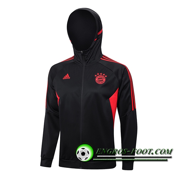 Veste A Capuche Bayern Munich Noir 2023/2024